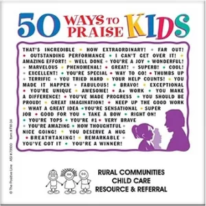 50 Ways to Praise Kids Magnet