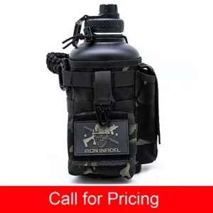 Battle Bottle & U-Sac - BLK bottle with Black Camo UBag