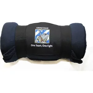Fleece Blanket with Carrying Strap
