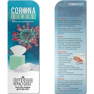 Covid Bookmark