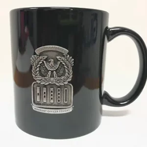 Ceramic Mug with Pewter Emblem
