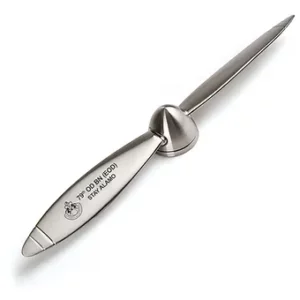 High Flyer Chrome Desktop Paperweight/Letter Opener