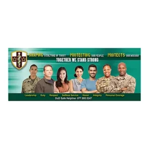 Sharp Together We Stand Banner 4' x 10' Vinyl Banner