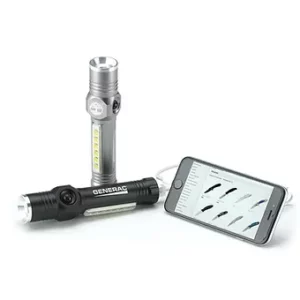 Magnetic Rechargable LED Flashlight with Power Bank