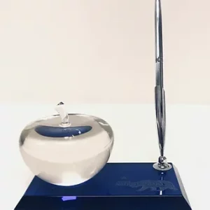 Crystal Apple Pen Set