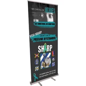 LM-Banner Stay Sharp Retractable Banner