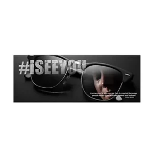 Sharp I See You Banner 4' x 10' Vinyl Banner
