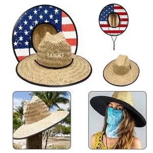 Lifeguard Beach Straw Hat