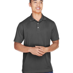Harriton Mens Double Mesh Polo
