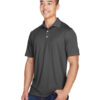 Harriton Mens Double Mesh Polo - Image 2