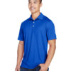 Harriton Mens Double Mesh Polo - Image 5