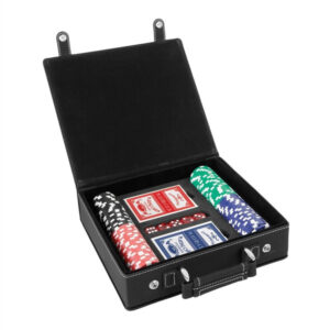 Leatherette 100 Chip Poker Set