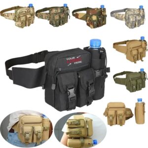 Waterproof Waist Pack with Detachable Water Bottle Holder