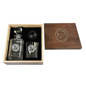 Executive Wooden Decanter Set