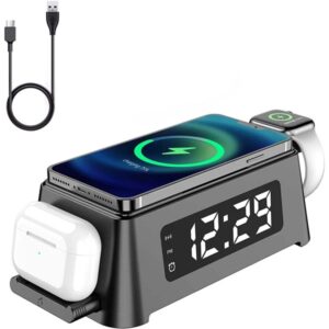 Charging Digital Station  Clock